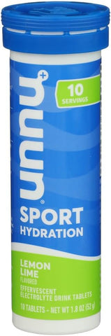 Nuun Act Sport Hydration - Lemon Lime Effervescent Electrolyte Tablets, 10 Servings - Image 3
