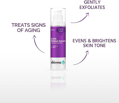 The Derma Co Face Serum - 0.3% Retinol, 30ml - Image 2