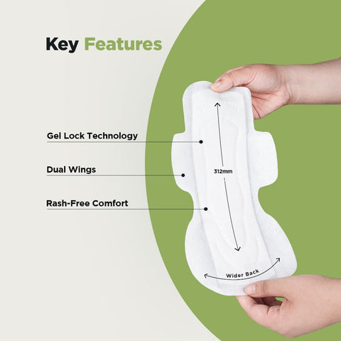Pee Safe Ultra Thin XXL Sanitary Pads with Gel Lock - 12 Pack - Image 3