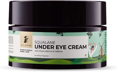 Pilgrim Face Serum Squalane Under Eye Cream - Phyto-Retinol & Caffeine - 30g