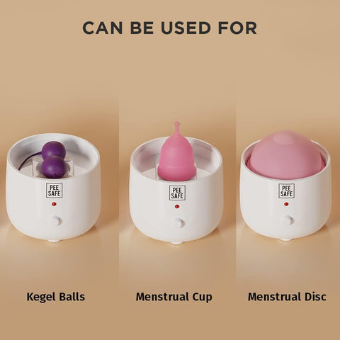 Pee Safe Menstrual Cup Steam Sterilizer - BPA Free, Auto Power Cut-Off - Image 5