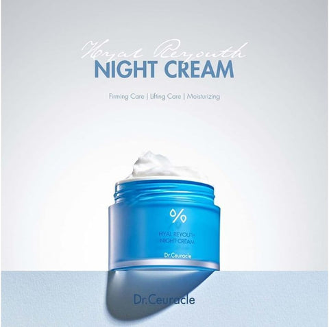 Dr.Ceuracle Hyal Reyouth Night Cream - 6-Hyaluronic Complex & Panthenol, 60g - Image 4