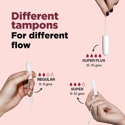 Pee Safe 100% Organic Cotton Tampons, Biodegradable - Regular, 16 Pack - Image 3