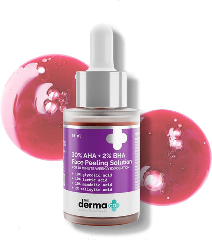 The Derma Co AHA + BHA Face Peeling Solution - 30ml