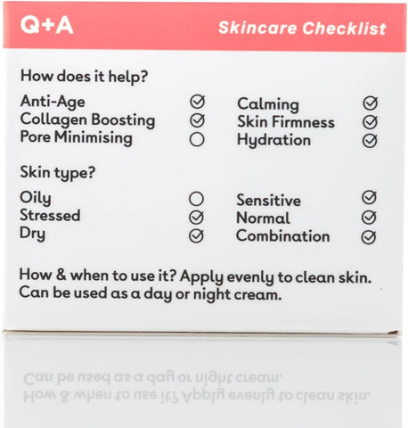 Q+A Collagen Anti-Age Face Moisturiser, Seaweed-Derived, 50ml - Image 3