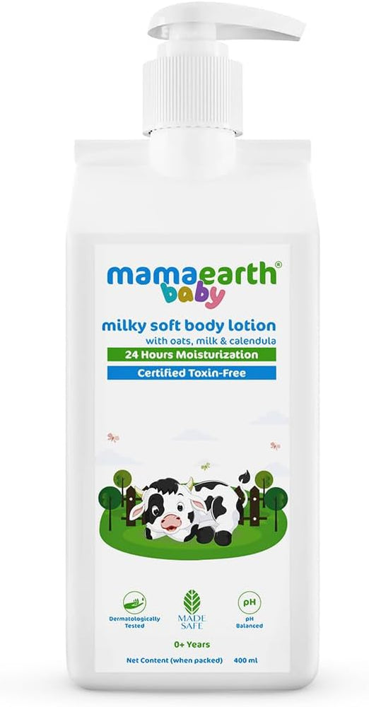 Mamaearth Milky Soft Body Lotion with Oats, Milk & Calendula - 400 ml