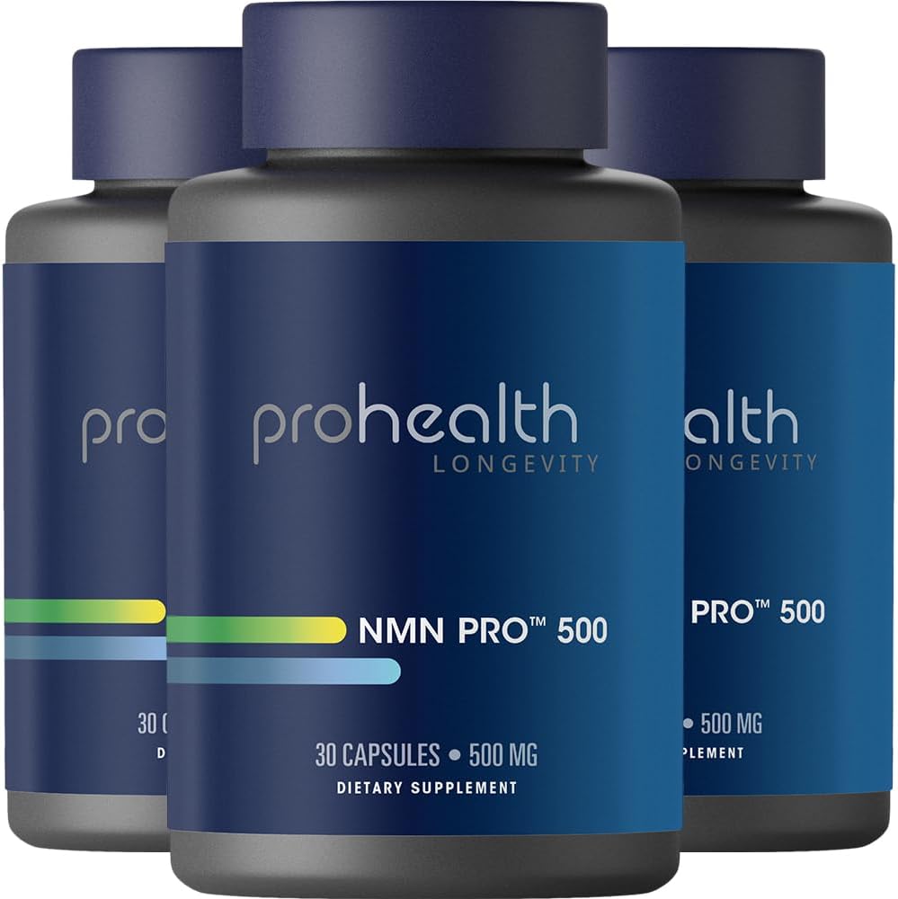 ProHealth Vitamins Nicotinamide Mononucleotide NMN 500 mg - 60 Capsules
