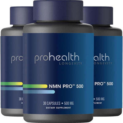 ProHealth Vitamins Nicotinamide Mononucleotide NMN 500 mg - 60 Capsules