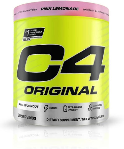 Cellucor C4 Original Pre-Workout Powder - Pink Lemonade, 30 Servings