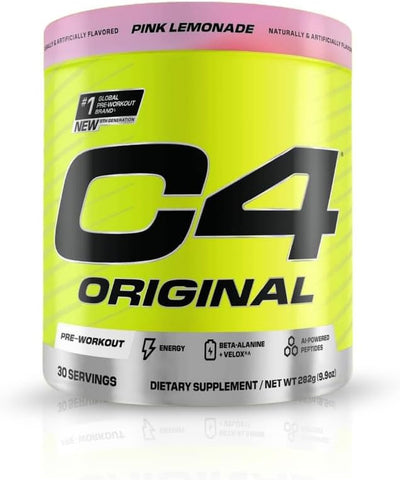 Cellucor C4 Original Pre-Workout Powder - Pink Lemonade, 30 Servings