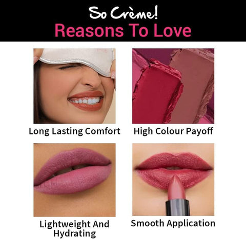 Nykaa So Creme! Creamy Matte Lipstick - Break A Leg