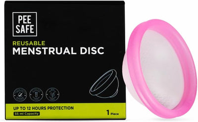 Pee Safe Menstrual Disc - Reusable, Leak-Free Comfort, 12-Hour Protection