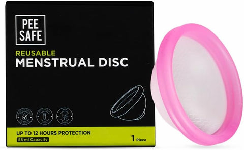 Pee Safe Menstrual Disc - Reusable, Leak-Free Comfort, 12-Hour Protection