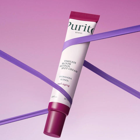 Purito Timeless Bloom Retinol Spot Cream - 0.1% Retinol, Jeju Hydrangea - 30ml - Image 3
