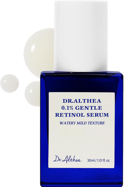 Dr.Althea 0.1% Gentle Retinol Face Serum, Korean Skincare, 30ml