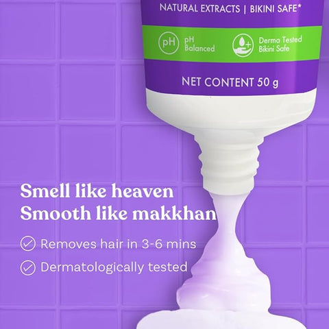 Bombae Aloe Vera Bikini Hair Removal Cream, 50g