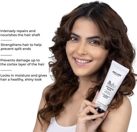 Brillaire Ceramide Hair Mask - 86% Natural, 125 Gm - Image 4