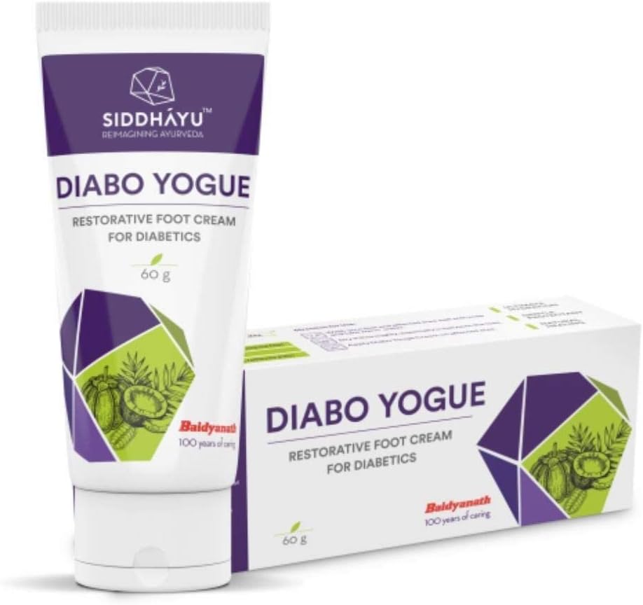 Siddhayu Diaboyogue Foot Cream - Intense Hydration for Diabetic Feet - 60g