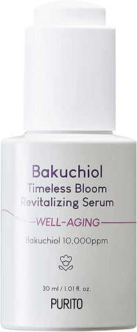 Purito Timeless Bloom Bakuchiol Face Serum with Jeju Hydrangea - 30ml