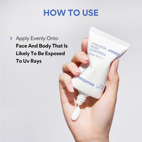 Innisfree Hyaluronic Moist Sunscreen Spf50+Pa4+ 50Ml