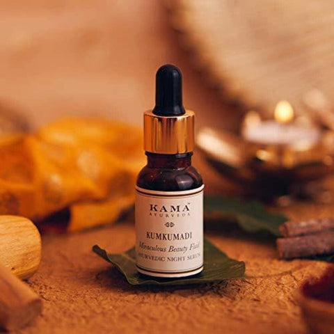 Kama Ayurveda Kumkumadi Miraculous Beauty Fluid - Ayurvedic Night Serum, 12ml - Image 3