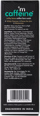 mCaffeine Milky brew Face Wash(75ml)