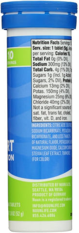 Nuun Act Sport Hydration - Lemon Lime Effervescent Electrolyte Tablets, 10 Servings - Image 2