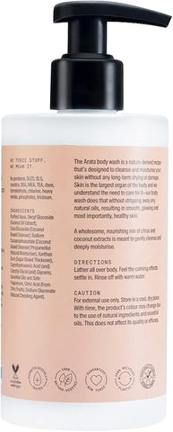 Arata Hydrating Body Wash with Coconut & Citrus Extracts - 300ml - Image 2