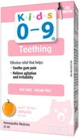 Kids Homeocan 0-9 Teething Oral Solution - Alcohol-Free, Dye-Free - 25ml