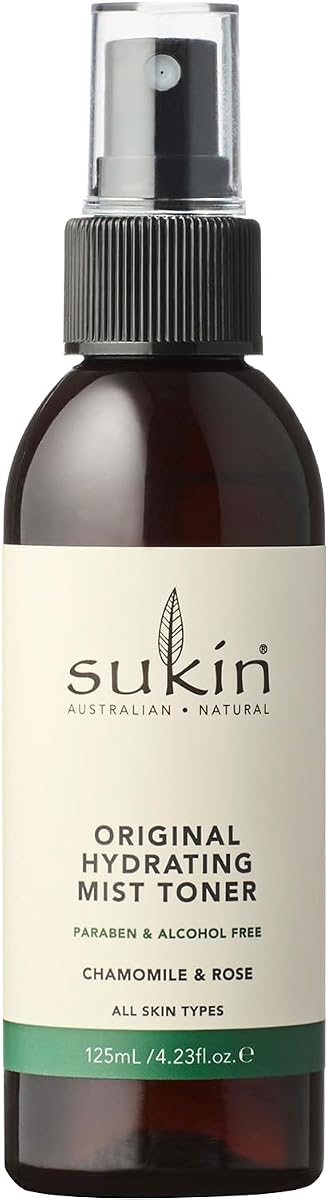 Sukin Hydrating Mist Toner with Chamomile & Rosewater - 125ml