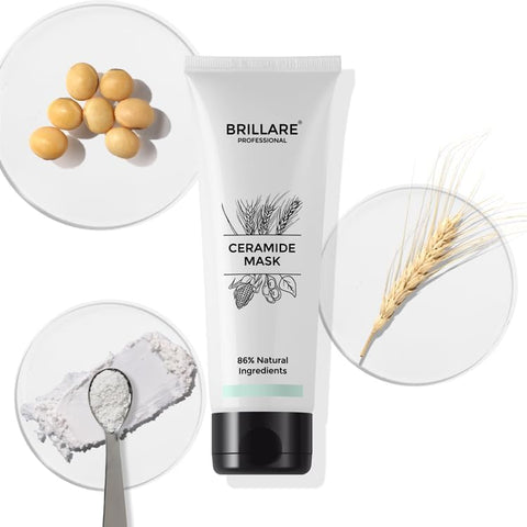 Brillaire Ceramide Hair Mask - 86% Natural, 125 Gm - Image 2