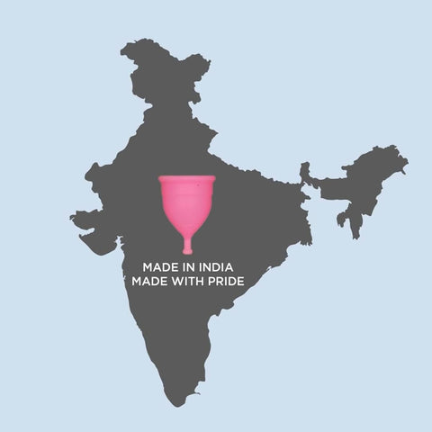 Pee Safe Menstrual Cup Medium - Medical Silicone, Pink - Image 5