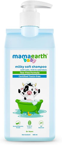 Mamaearth Milky Soft Shampoo - Oats, Milk & Calendula - 400ml