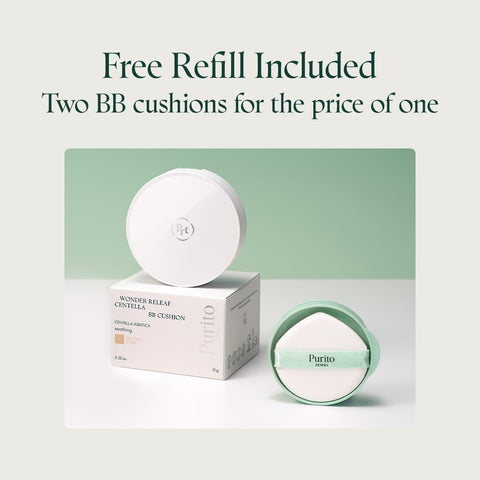 PURITO Wonder Releaf Centella BB Cushion 21 Light Beige [15g]