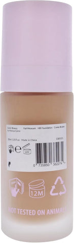 Carter Beauty Full Measure HD Foundation - Creme Brulee, Matte Finish, 1.01 Oz - Image 8
