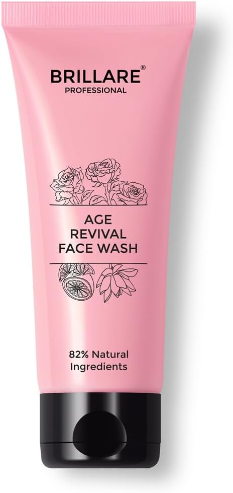 Brillaire Age Revival Face Wash with Rose, Lotus & Orange - 100ml