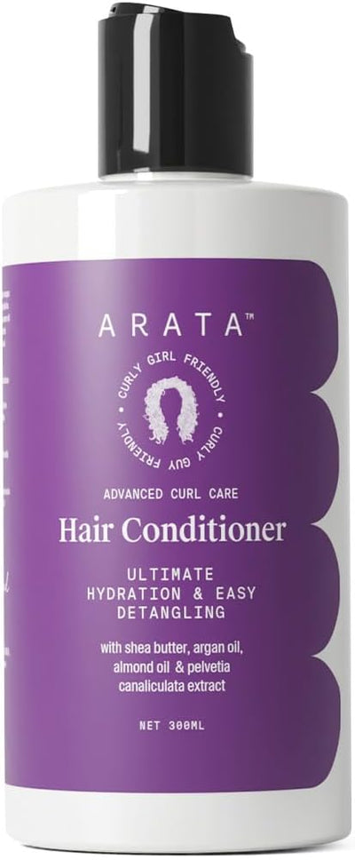 Arata Advanced Curl Care Hair Conditioner - Shea Butter & Argan Oil, 300ml