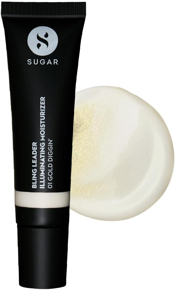 Sugar Cosmetics Bling Leader Illuminating Moisturizer with Gold Pearls - 25 ml