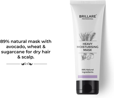 Brillaire Heavy Moisturising Mask with Wheat Protein & Avocado - 125g - Image 2