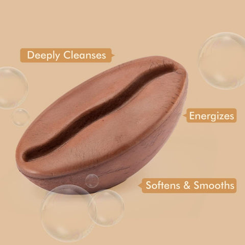 mCaffeine Deep Cleansing Coffee Bathing Bar - Sulphate-Free, Antioxidant-Rich - 100g - Image 3