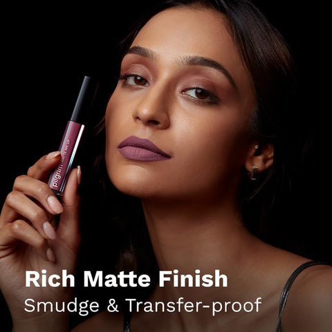 Pilgrim Liquid Matte Lipstick - Mauve Desire