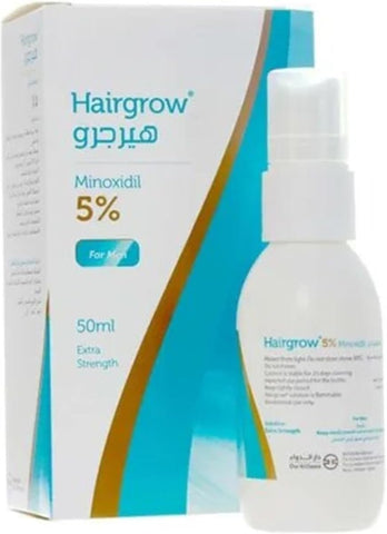 Dar Al Dawa Hairgrow 5% Minoxidil Solution - Hair Growth Treatment 50ML - Image 2
