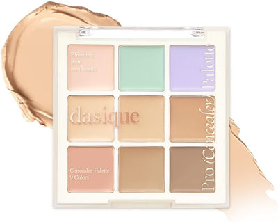 Dasique Pro Concealer Palette #01 Cover - 9 Shades for All Skin Tones