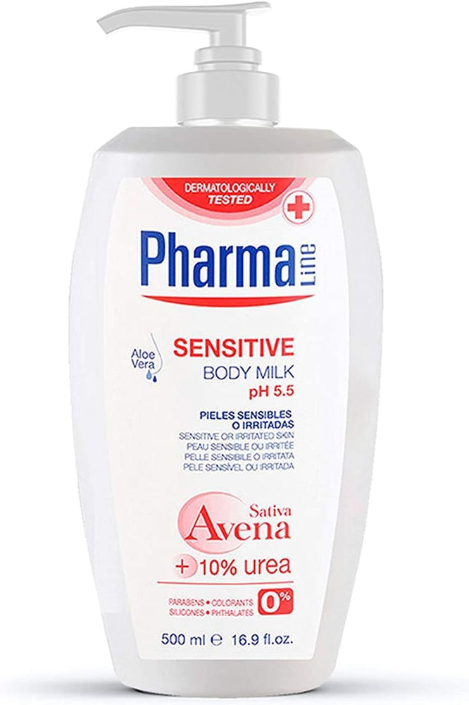PharmaLine Sensitive Body Milk - 500ML