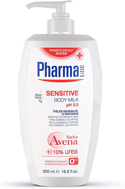 PharmaLine Sensitive Body Milk - 500ML