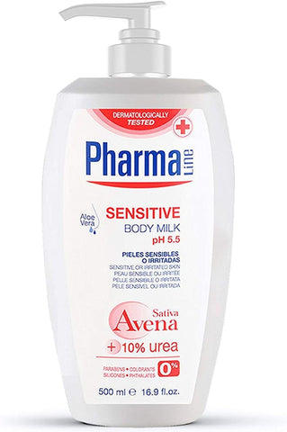 PharmaLine Sensitive Body Milk - 500ML