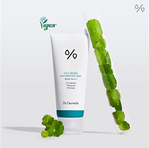 Dr.Ceuracle Cica Regen Waterproof Sun SPF50+ PA++++ - Centella & Bamboo, 100ml - Image 2