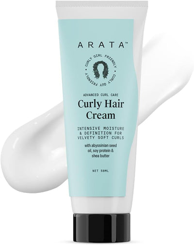 Arata Curl Care Cream with Abyssinian Seed Oil & Shea Butter - 50ml