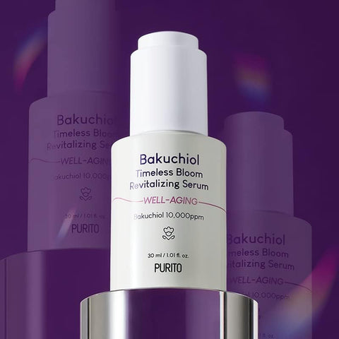 Purito Timeless Bloom Bakuchiol Face Serum with Jeju Hydrangea - 30ml - Image 2