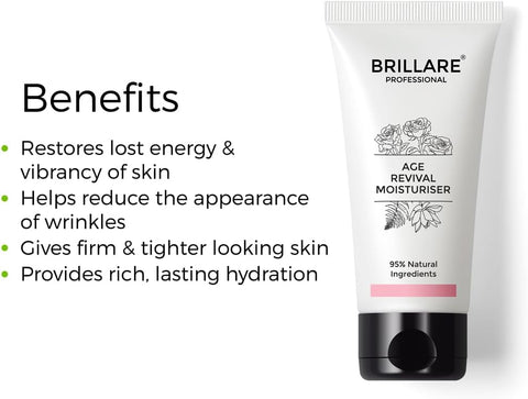 Brillaire Age Revival Face Moisturiser with Alpine Rose & Lotus 50ml - Image 3